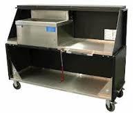 Rental store for bar 5 foot w ice bin deluxe black in Snohomish County