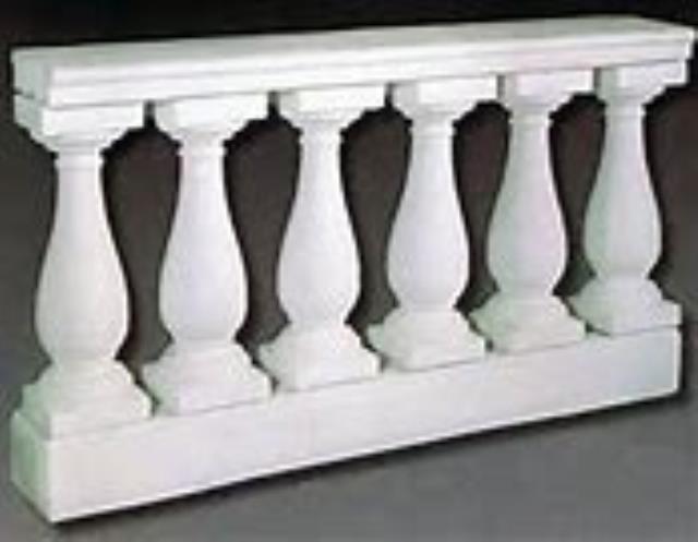 Rental store for plastic white balustrade 46 5x29 in Snohomish County