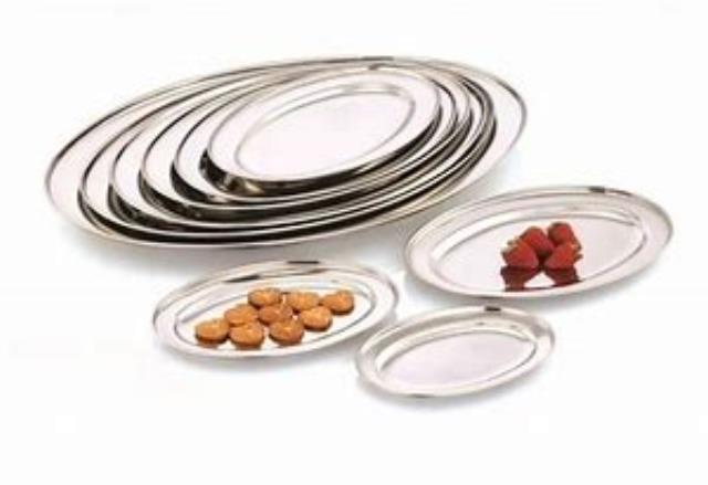Where to find serving tray stainless oval tray 8x12 in Everett