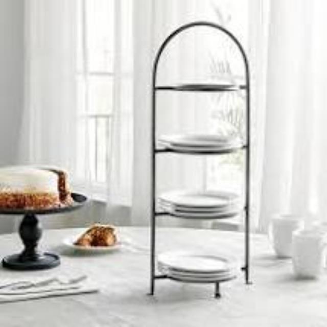 Where to find buffet stand 4tier black iron in Everett