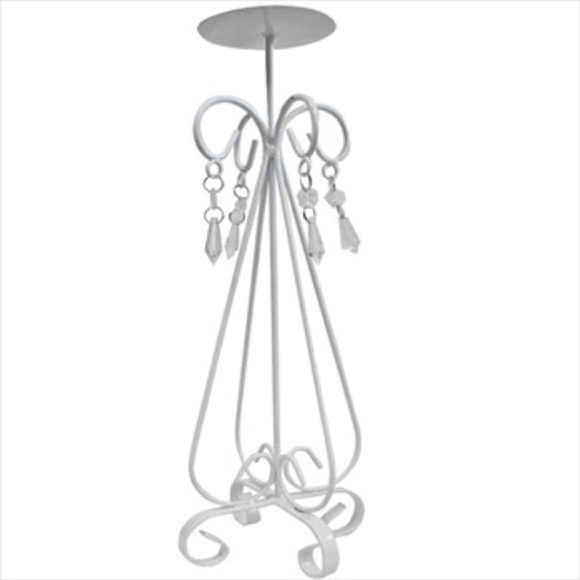 Rental store for candlelabra white ironw hanging crystal in Snohomish County