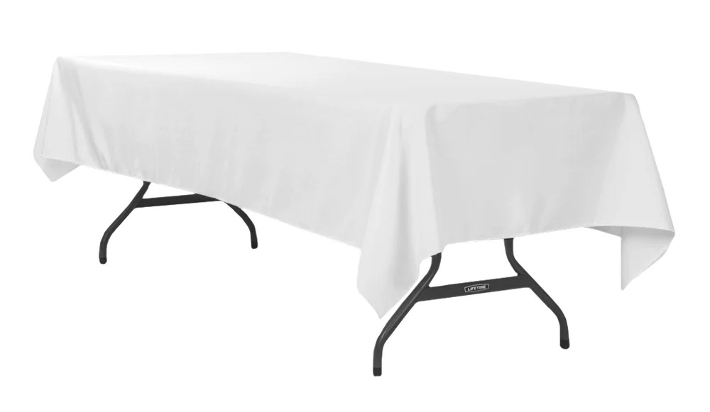 Rental store for table cloth white 60 inch x 120 inch in Snohomish County
